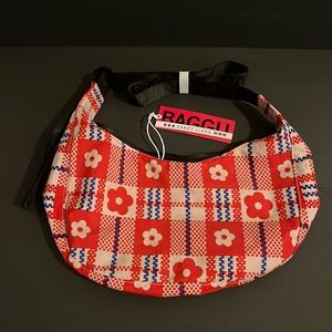 NWT Sandy Liang x Baggu Medium Nylon Crescent Bag